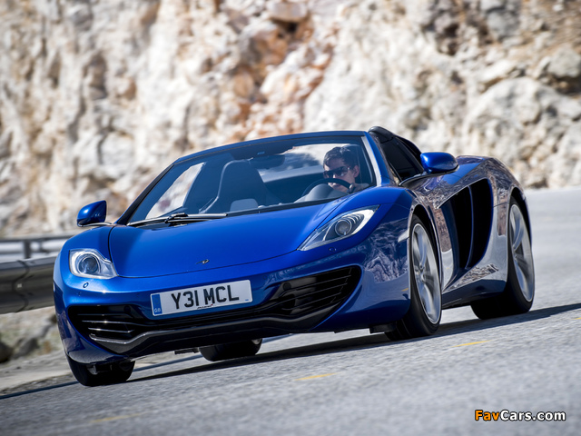 McLaren MP4-12C Spyder 2012–14 images (640 x 480)