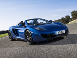 McLaren MP4-12C Spyder 2012–14 images