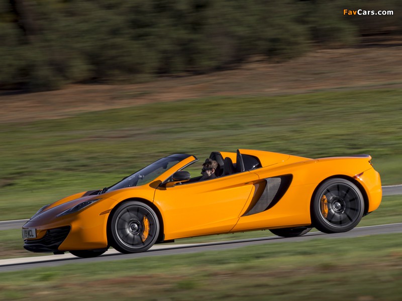 McLaren MP4-12C Spyder US-spec 2012–14 wallpapers (800 x 600)