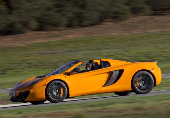 McLaren MP4-12C Spyder US-spec 2012–14 wallpapers