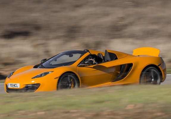 McLaren MP4-12C Spyder US-spec 2012–14 wallpapers