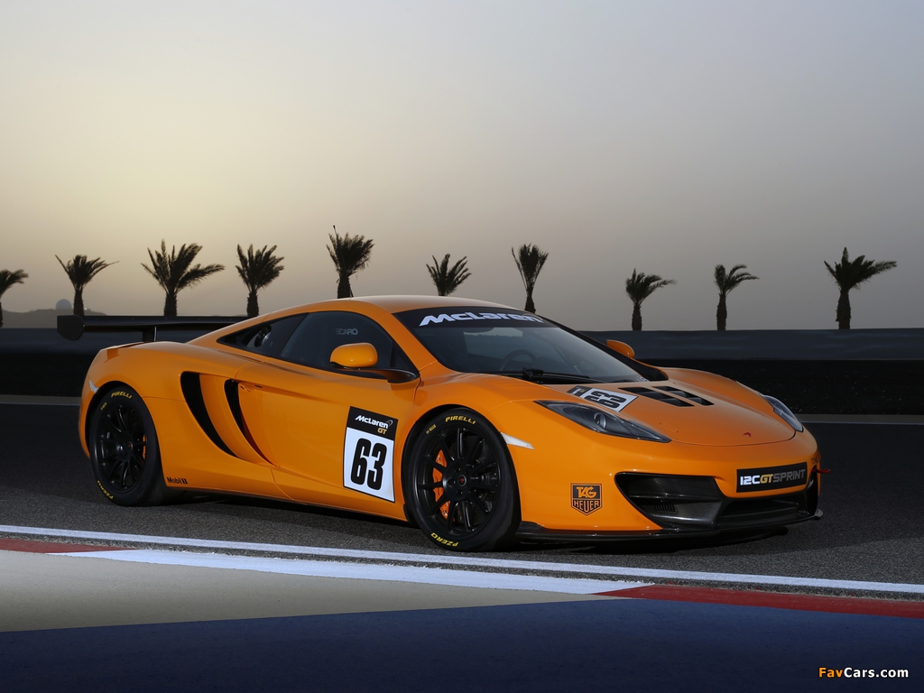 McLaren MP4-12C GT Sprint 2013 photos (1024 x 768)