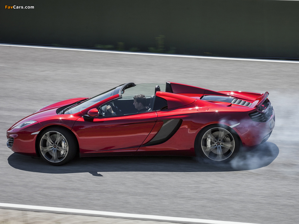 Photos of McLaren MP4-12C Spyder 2012–14 (1024 x 768)