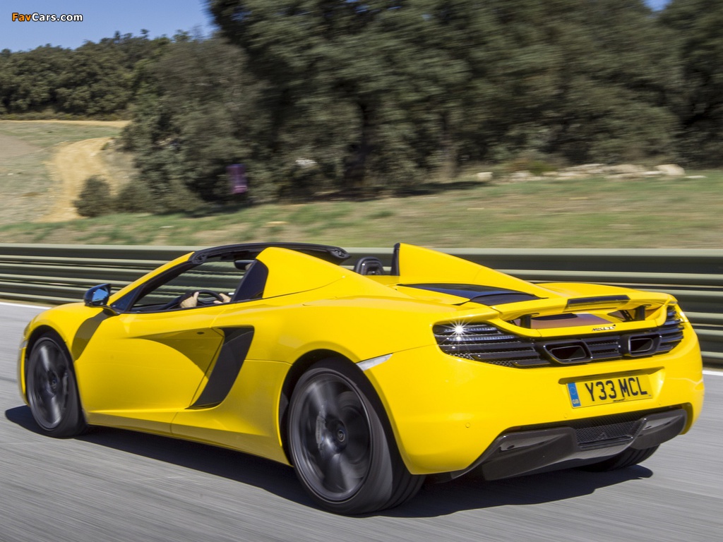 McLaren MP4-12C Spyder 2012–14 wallpapers (1024 x 768)