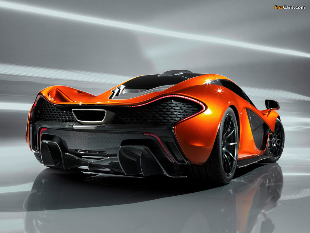 McLaren P1 Concept 2012 wallpapers (1024 x 768)