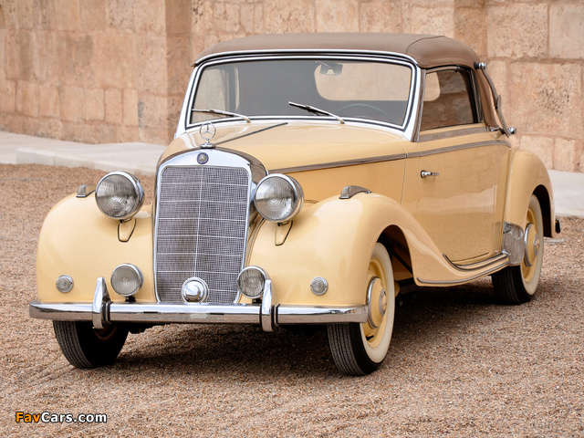 Mercedes-Benz 170 S Cabriolet A (W136IV) 1949–51 pictures (640 x 480)