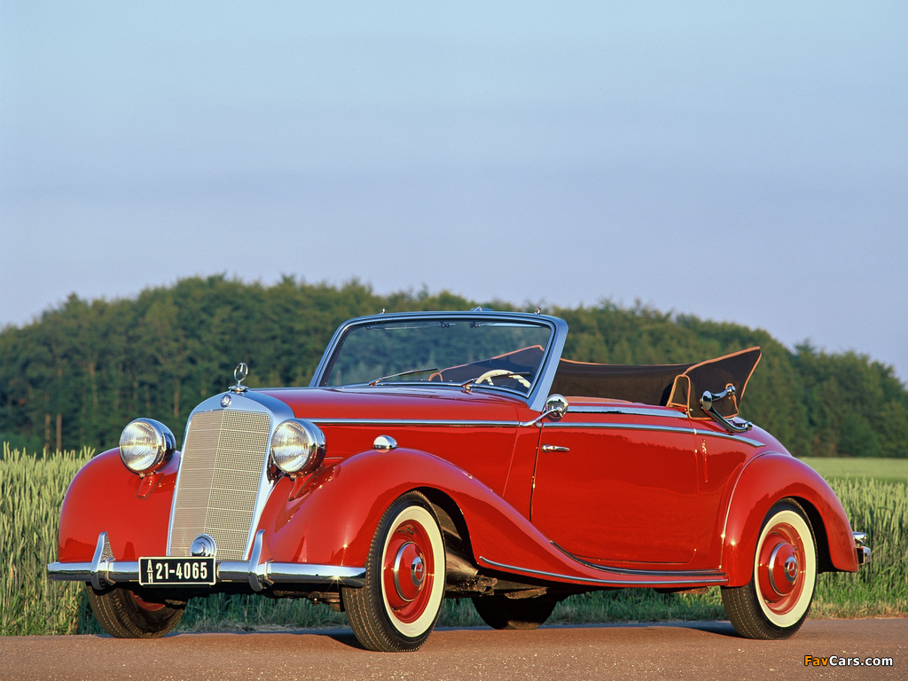 Mercedes-Benz 170 S Cabriolet A (W136IV) 1949–51 wallpapers (1024 x 768)