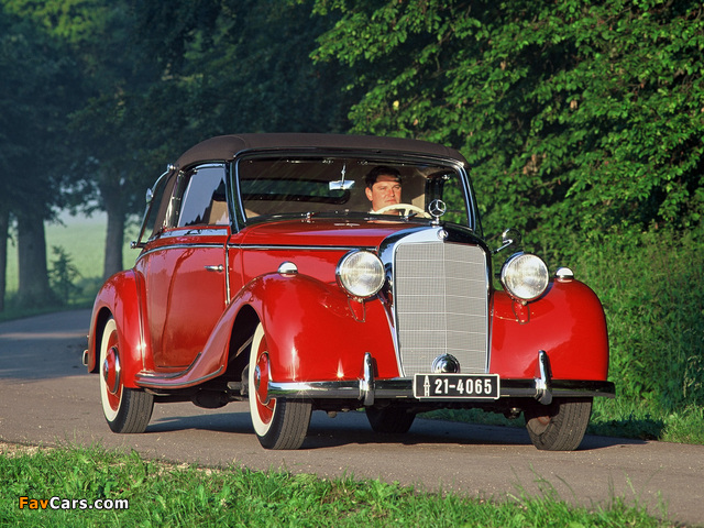 Mercedes-Benz 170 S Cabriolet A (W136IV) 1949–51 wallpapers (640 x 480)