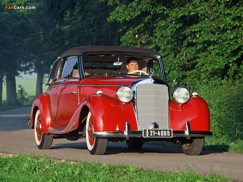 Mercedes-Benz 170 S Cabriolet A (W136IV) 1949–51 wallpapers (800 x 600)