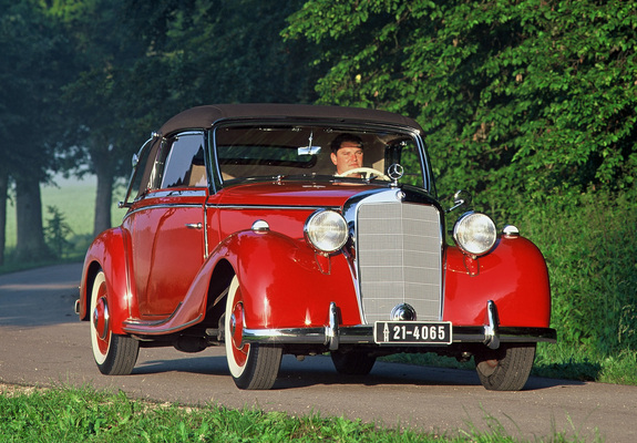 Mercedes-Benz 170 S Cabriolet A (W136IV) 1949–51 wallpapers