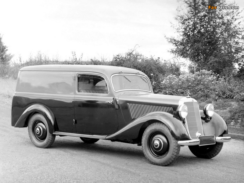 Photos of Mercedes-Benz 170 Da Box-type Delivery Vehicle (W136VID) 1951–53 (800 x 600)
