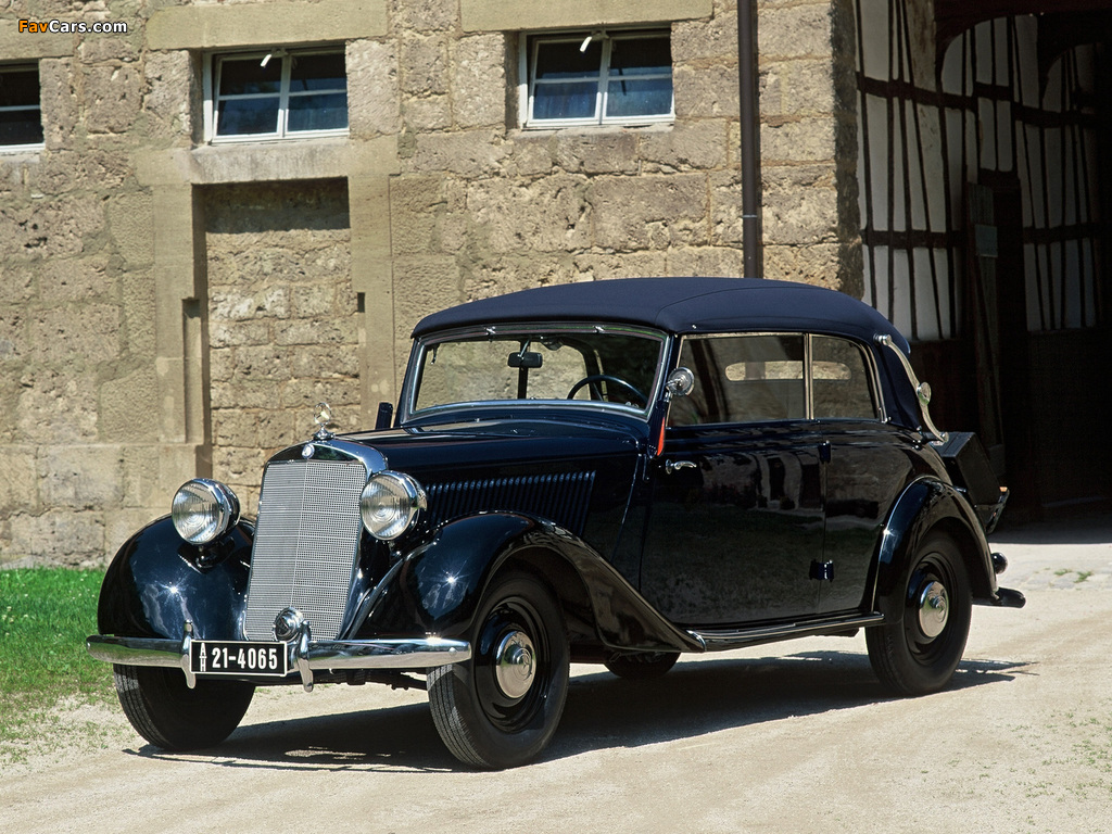 Mercedes-Benz 170V Cabriolet B (W136) 1936 wallpapers (1024 x 768)