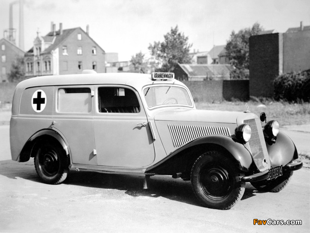 Mercedes-Benz 170 V Krankenwagen (W136I) 1949–50 wallpapers (640 x 480)