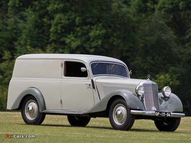 Mercedes-Benz 170 Va Box-type Delivery Vehicle (W136VI) 1952 wallpapers (640 x 480)