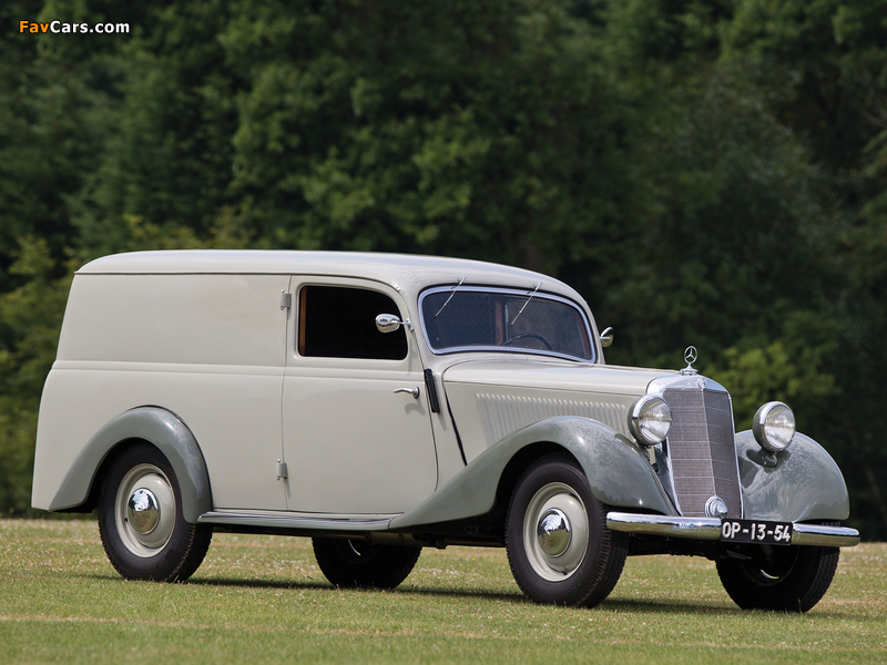 Mercedes-Benz 170 Va Box-type Delivery Vehicle (W136VI) 1952 wallpapers (800 x 600)