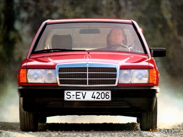 Mercedes-Benz 190 (W201) 1982–88 photos (640 x 480)