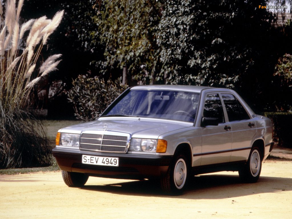 Mercedes-Benz 190 E (W201) 1982–88 wallpapers (1024 x 768)