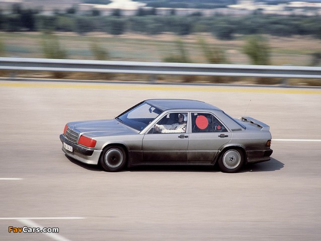 Mercedes-Benz 190 E 2.3-16 Record Car (W201) 1983 images (640 x 480)
