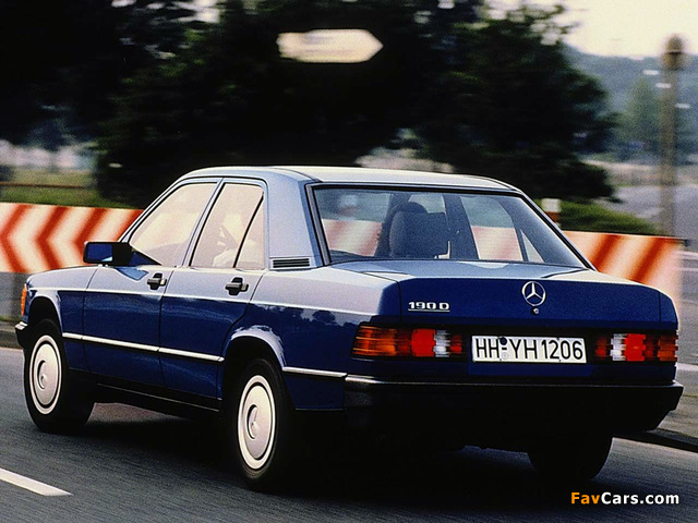 Mercedes-Benz 190 D (W201) 1983–88 photos (640 x 480)