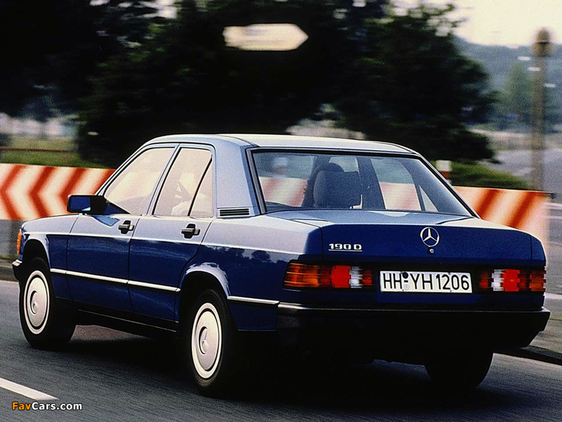 Mercedes-Benz 190 D (W201) 1983–88 photos (800 x 600)