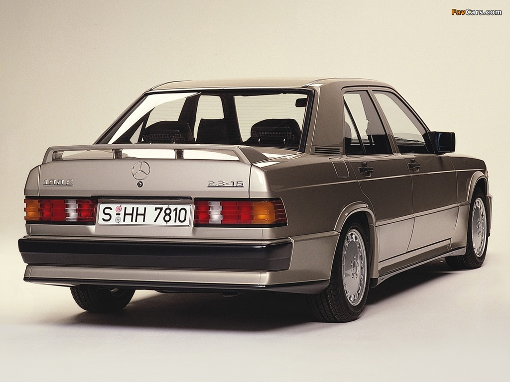 Mercedes-Benz 190 E 2.3-16 (W201) 1984–88 images (1024 x 768)