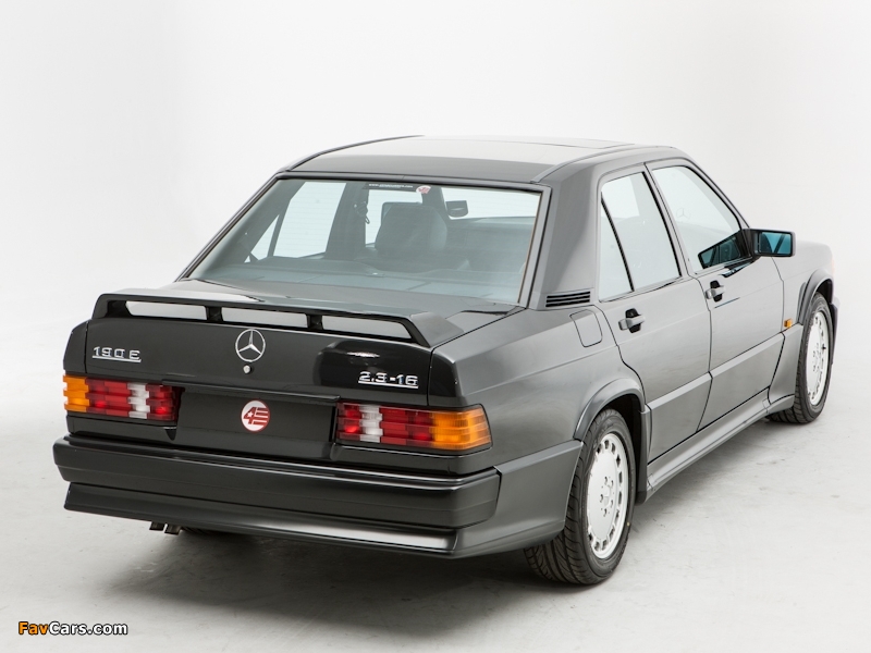 Mercedes-Benz 190 E 2.3-16 UK-spec (W201) 1984–88 photos (800 x 600)