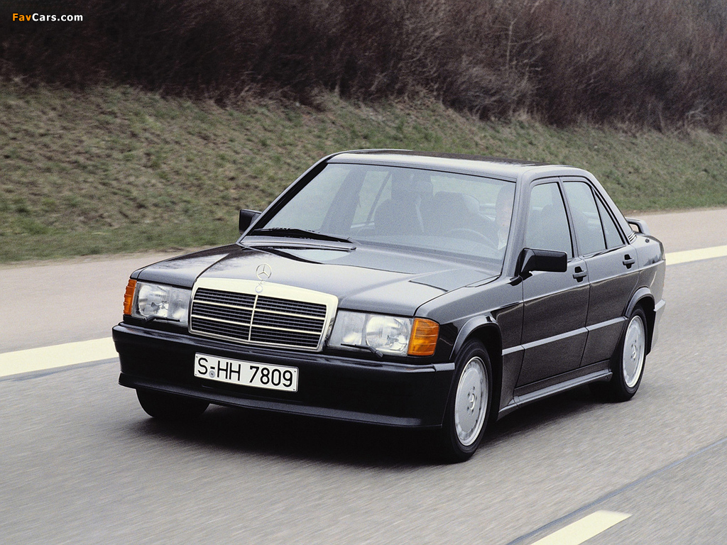 Mercedes-Benz 190 E 2.3-16 (W201) 1984–88 pictures (1024 x 768)
