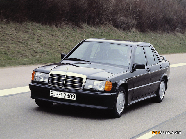 Mercedes-Benz 190 E 2.3-16 (W201) 1984–88 pictures (640 x 480)