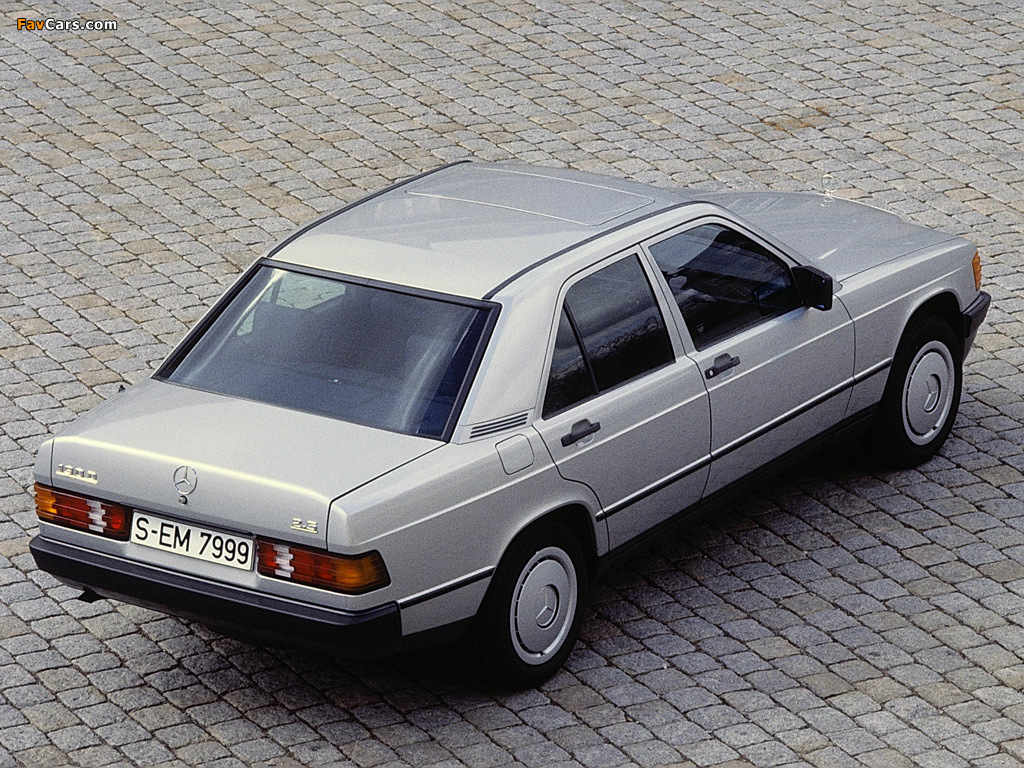 Mercedes-Benz 190 D 2.5 (W201) 1985–88 wallpapers (1024 x 768)