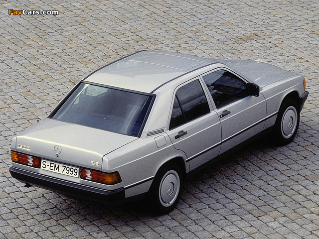 Mercedes-Benz 190 D 2.5 (W201) 1985–88 wallpapers (640 x 480)