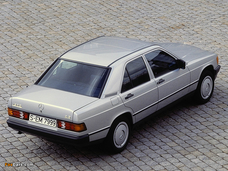 Mercedes-Benz 190 D 2.5 (W201) 1985–88 wallpapers (800 x 600)
