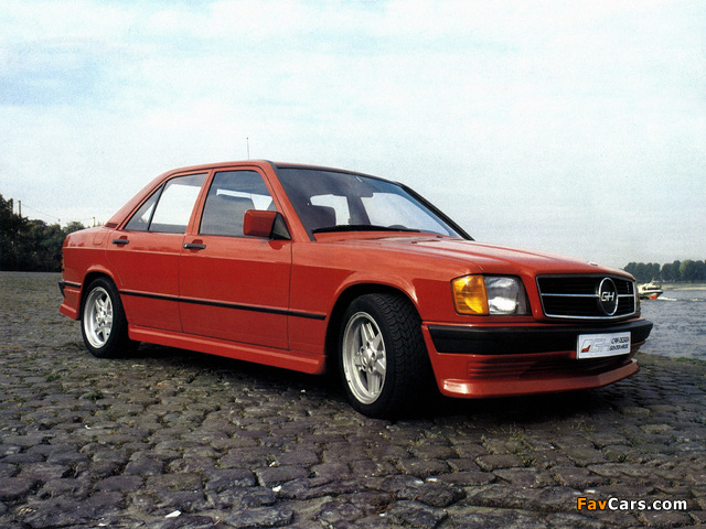 GH Car-Design Mercedes-Benz 190 (W201) 1985 wallpapers (640 x 480)