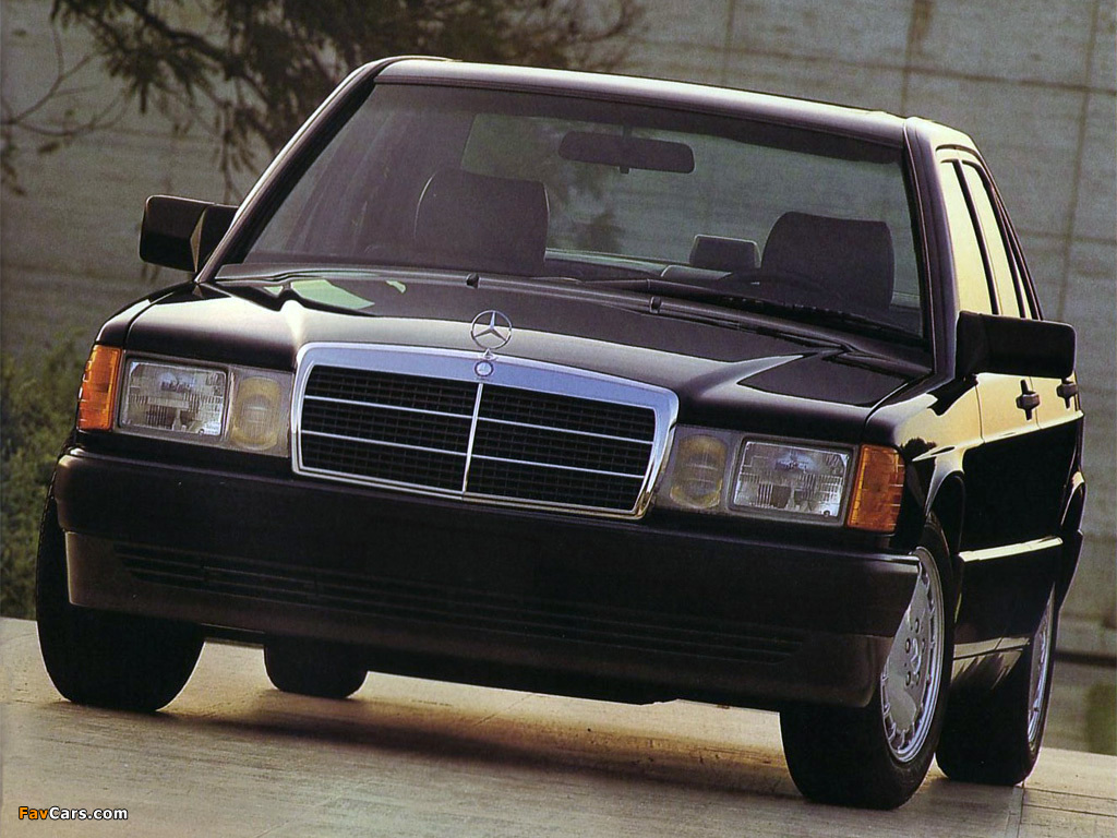 Mercedes-Benz 190 E 2.3 US-spec (W201) 1988–93 photos (1024 x 768)