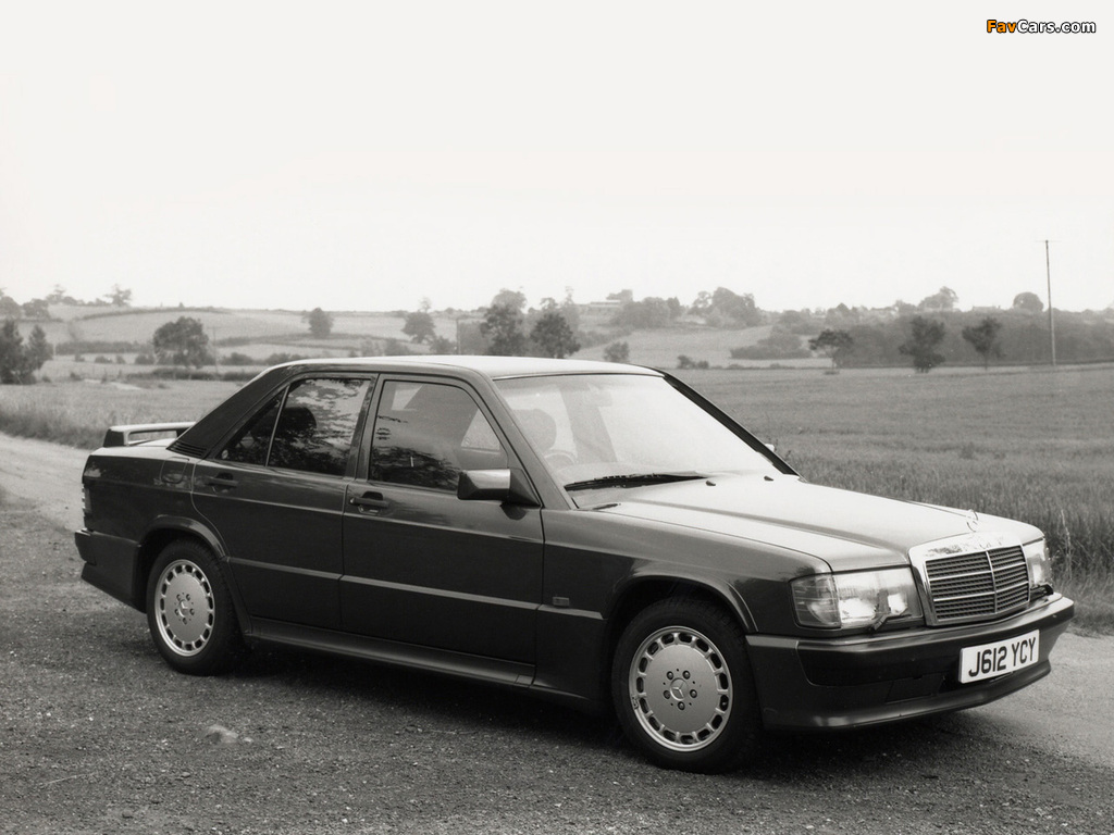 Mercedes-Benz 190 E 2.5-16 UK-spec (W201) 1988–93 photos (1024 x 768)