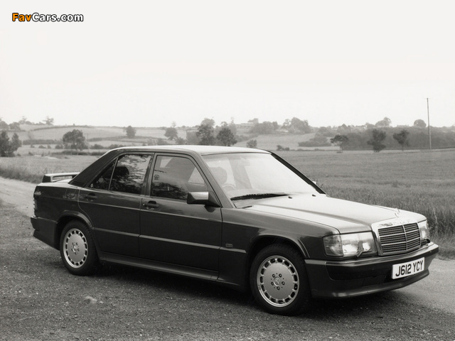 Mercedes-Benz 190 E 2.5-16 UK-spec (W201) 1988–93 photos (640 x 480)