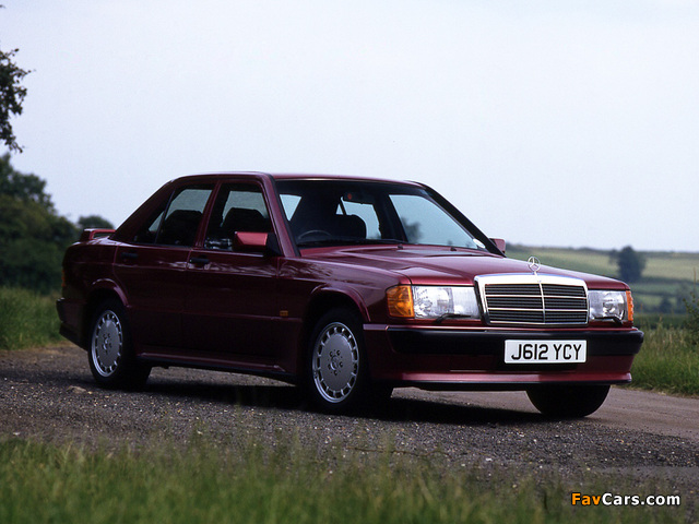 Mercedes-Benz 190 E 2.5-16 UK-spec (W201) 1988–93 photos (640 x 480)