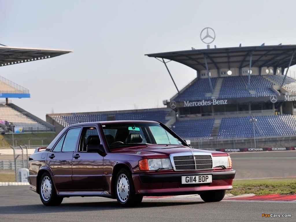 Mercedes-Benz 190 E 2.5-16 UK-spec (W201) 1988–93 photos (1024 x 768)