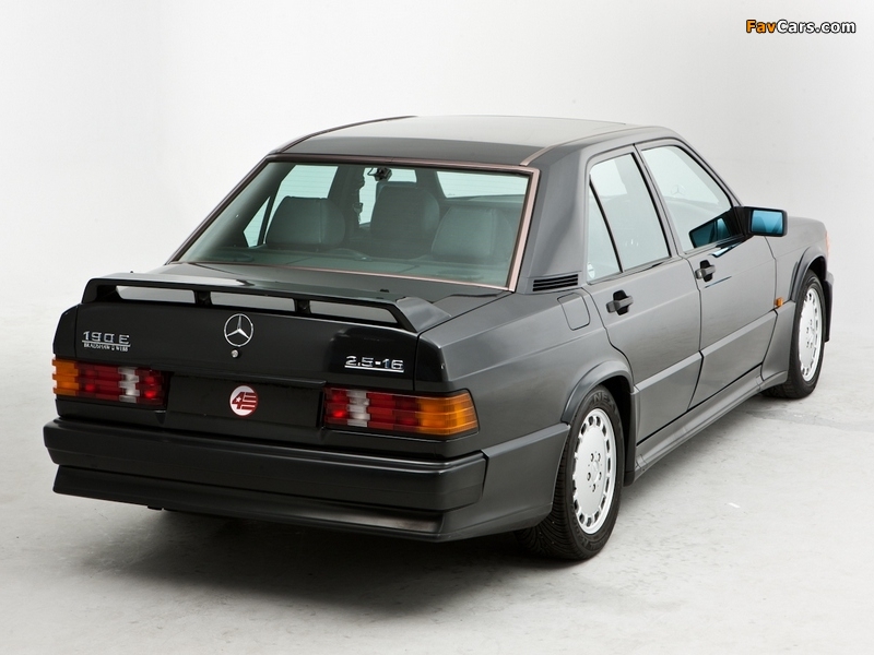 Mercedes-Benz 190 E 2.5-16 UK-spec (W201) 1988–93 pictures (800 x 600)