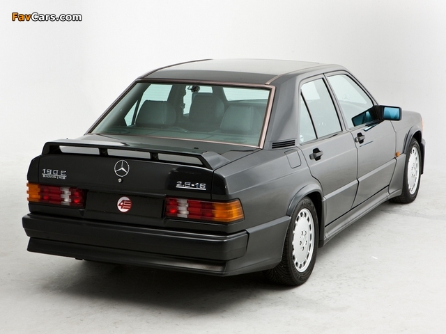 Mercedes-Benz 190 E 2.5-16 UK-spec (W201) 1988–93 pictures (640 x 480)