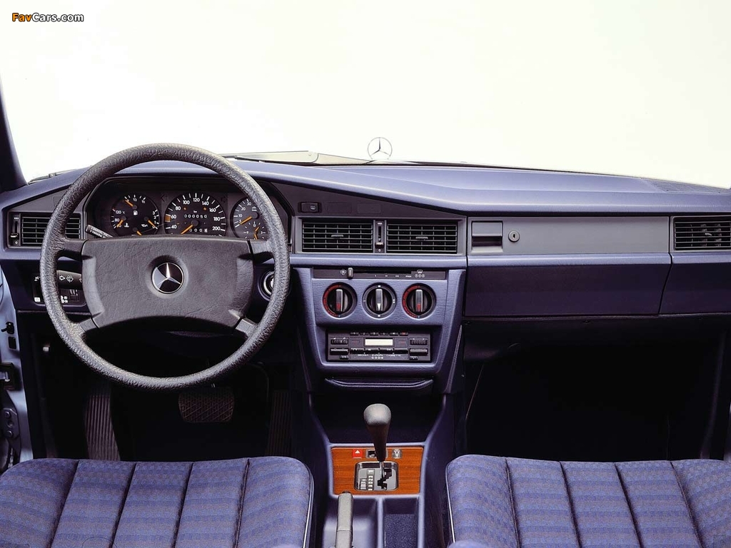 Mercedes-Benz 190 E (W201) 1988–93 pictures (1024 x 768)