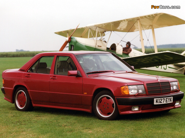 AMG 190 E 2.3 UK-spec (W201) 1988–93 wallpapers (640 x 480)