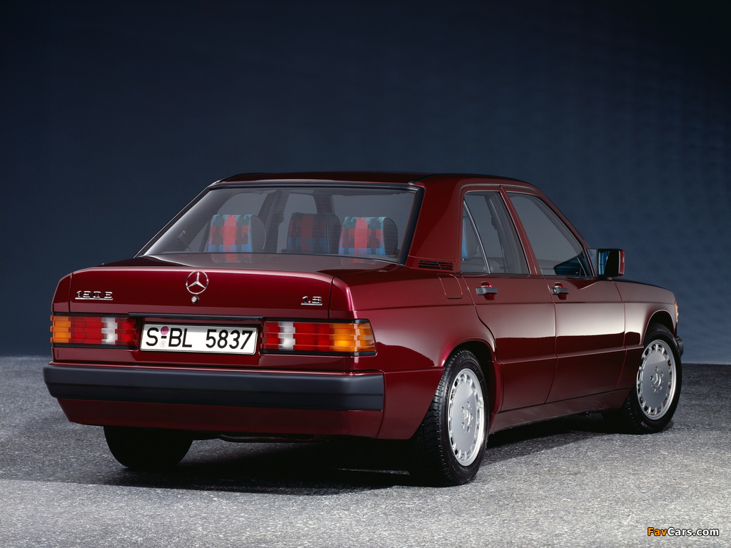 Mercedes-Benz 190 E 1.8 Avantgarde Rosso (W201) 1992 pictures (1024 x 768)