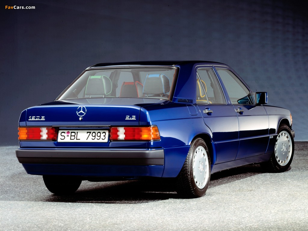 Mercedes-Benz 190 E 2.3 Avantgarde Azzurro (W201) 1992 wallpapers (1024 x 768)