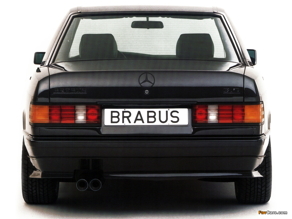 Brabus Mercedes-Benz 190 E 3.5 (W201) images (1024 x 768)