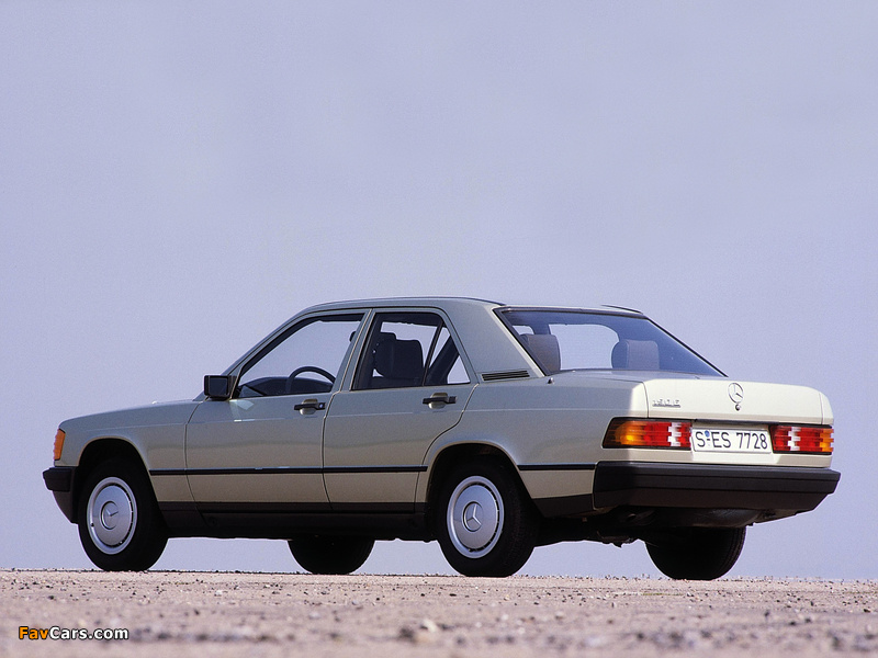 Photos of Mercedes-Benz 190 E (W201) 1982–88 (800 x 600)