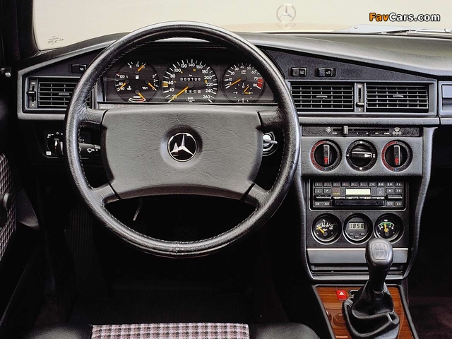 Pictures of Mercedes-Benz 190 E 2.3-16 (W201) 1984–88 (640 x 480)