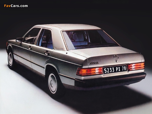 Mercedes-Benz 190 E (W201) 1982–88 wallpapers (640 x 480)