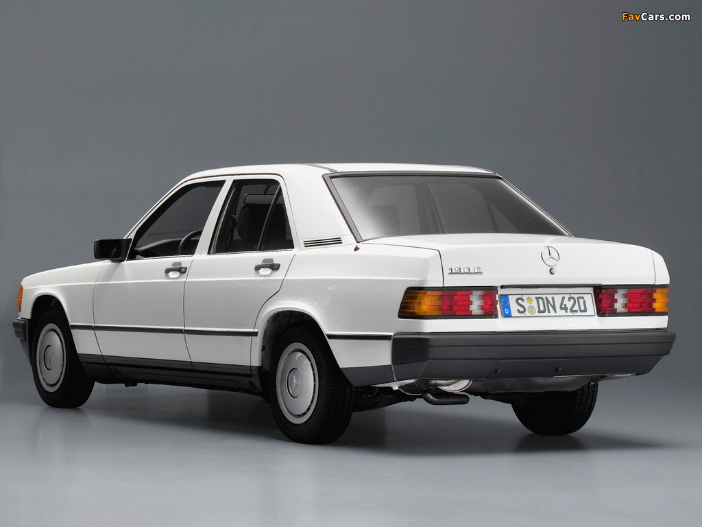 Mercedes-Benz 190 E (W201) 1982–88 wallpapers (1024 x 768)