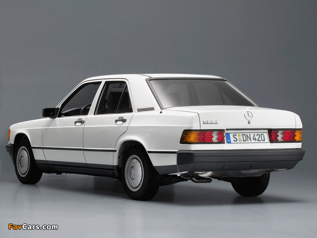 Mercedes-Benz 190 E (W201) 1982–88 wallpapers (640 x 480)