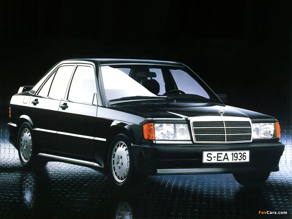 Mercedes-Benz 190 E 2.3-16 (W201) 1984–88 wallpapers (1024 x 768)